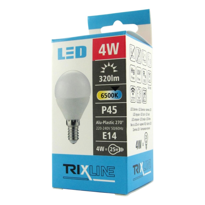 LED Žárovka E14/4W/230V 6500K
