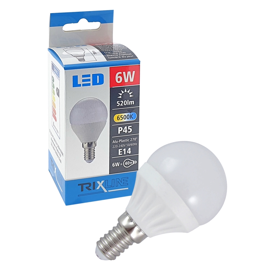 LED Žárovka E14/6W/230V 6500K