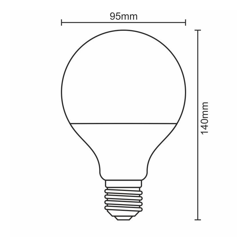 LED Žárovka E27/18W/165-265V 3000K