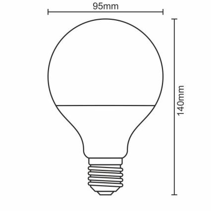 LED Žárovka E27/18W/165-265V 4000K