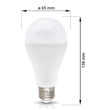 LED Žárovka E27/18W/230V 4000K