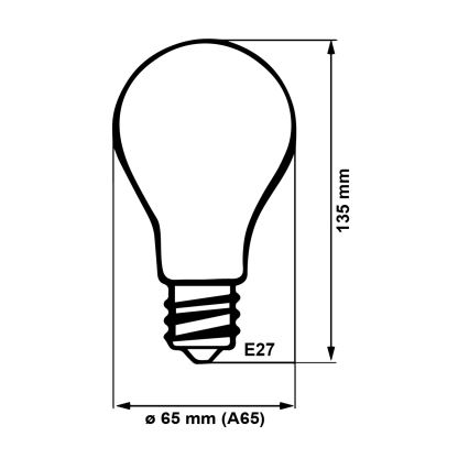 LED Žárovka E27/18W/230V 4200K