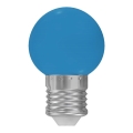 LED žárovka E27/1W/230V 5500-6500K modrá