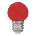 LED žárovka E27/1W/230V červená