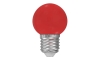 LED žárovka E27/1W/230V červená