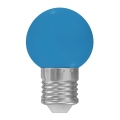 LED žárovka E27/1W/230V modrá