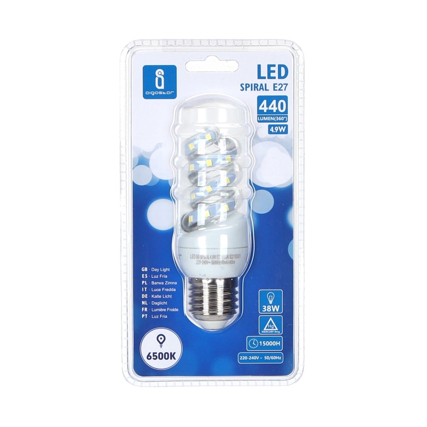 LED Žárovka E27/4,9W/230V 6500K - Aigostar