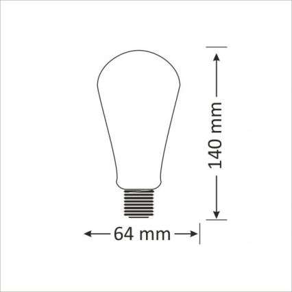 LED žárovka E27/4W/230V