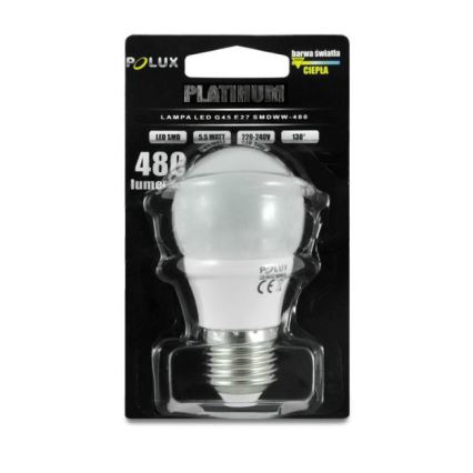 LED žárovka E27/5,5W/230V