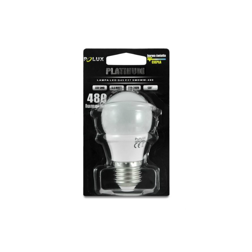 LED žárovka E27/5,5W/230V