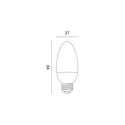 LED Žárovka E27/6W/230V 3000K