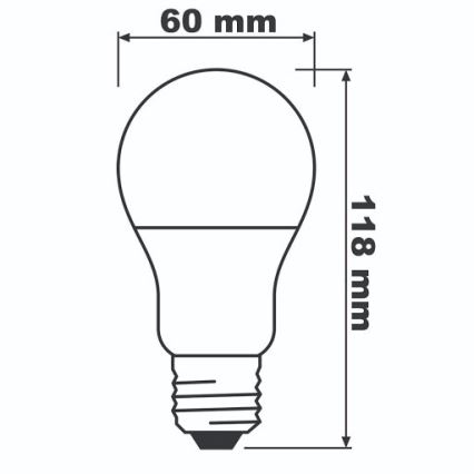 LED Žárovka ECO E27/13W/230V 4000K 1521lm