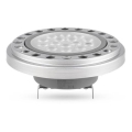 LED Žárovka ECOLINE AR111 G53/12W/12V 3000K 30° stříbrná - Brilagi
