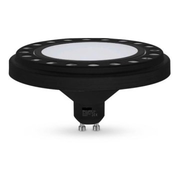 LED Žárovka ECOLINE AR111 GU10/15W/230V 3000K 120° černá - Brilagi