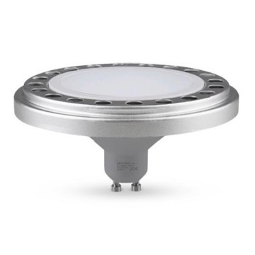 LED Žárovka ECOLINE AR111 GU10/15W/230V 4000K 120° stříbrná - Brilagi