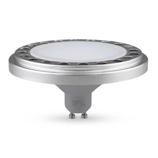 LED Žárovka ECOLINE AR111 GU10/15W/230V 4000K 120° stříbrná - Brilagi