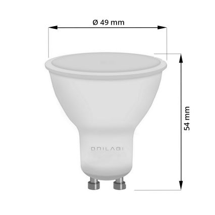 LED Žárovka ECOLINE GU10/8,5W/230V 4000K - Brilagi