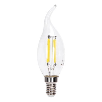 LED Žárovka FILAMENT C35 E14/4W/230V 6500K - Aigostar