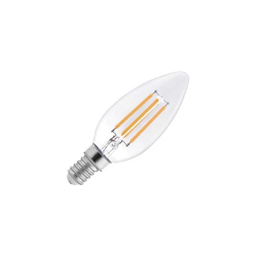 LED Žárovka FILAMENT C37 E14/6W/230V 4000K