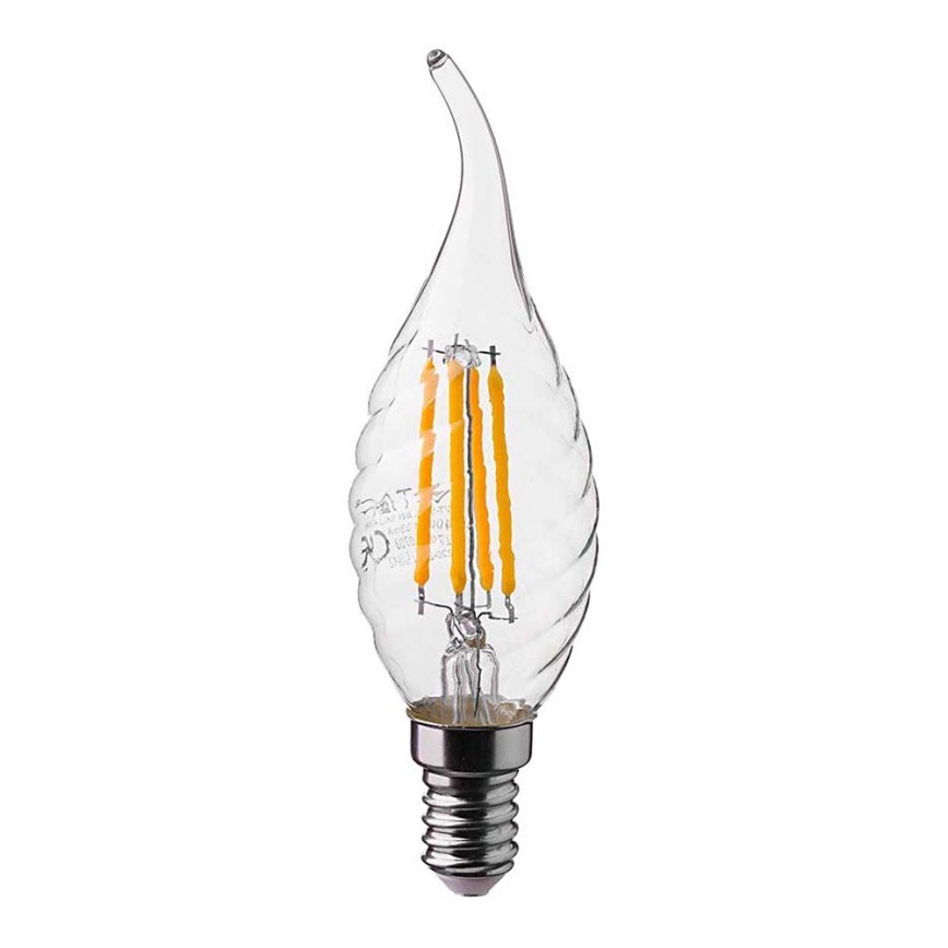 LED Žárovka FILAMENT E14/4W/230V 4000K