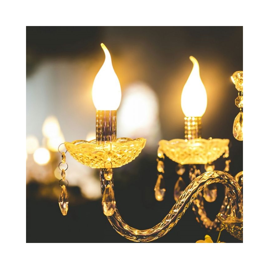 LED Žárovka FILAMENT E14/4W/230V 4000K