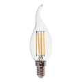 LED Žárovka FILAMENT E14/4W/230V 6500K