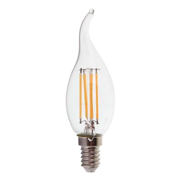 LED Žárovka FILAMENT E14/4W/230V 6500K