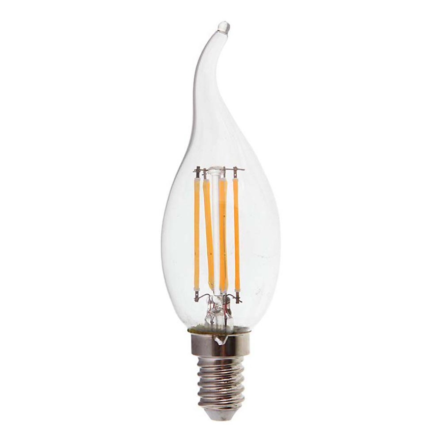 LED Žárovka FILAMENT E14/4W/230V 6500K