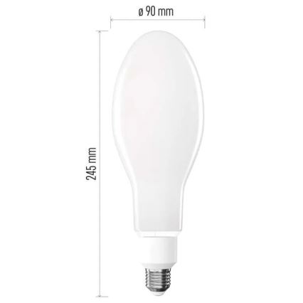 LED Žárovka FILAMENT ED90 E27/36W/230V 6000 lm 4000K