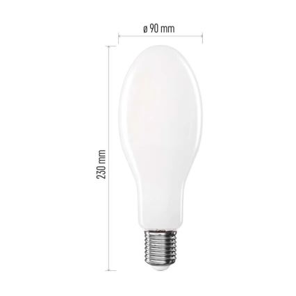 LED Žárovka FILAMENT ED90 E40/36W/230V 4000K 6000 lm