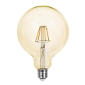 LED Žárovka FILAMENT G125 E27/12W/230V 2200K