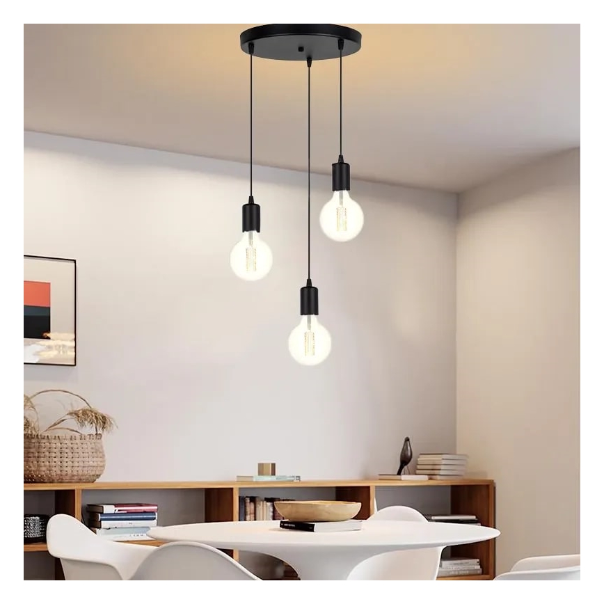 LED Žárovka FILAMENT G125 E27/18W/230V 3000K