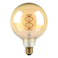 LED Žárovka FILAMENT G125 E27/5W/230V 1800K
