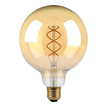 LED Žárovka FILAMENT G125 E27/5W/230V 1800K