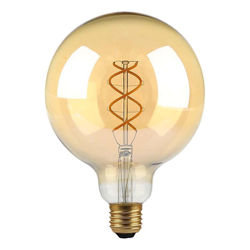 LED Žárovka FILAMENT G125 E27/5W/230V 1800K