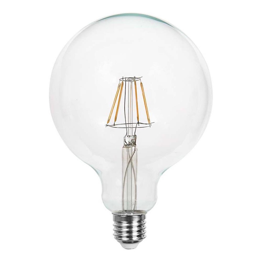 LED Žárovka FILAMENT G125 E27/6W/230V 3000K