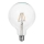 LED Žárovka FILAMENT G125 E27/6W/230V 3000K