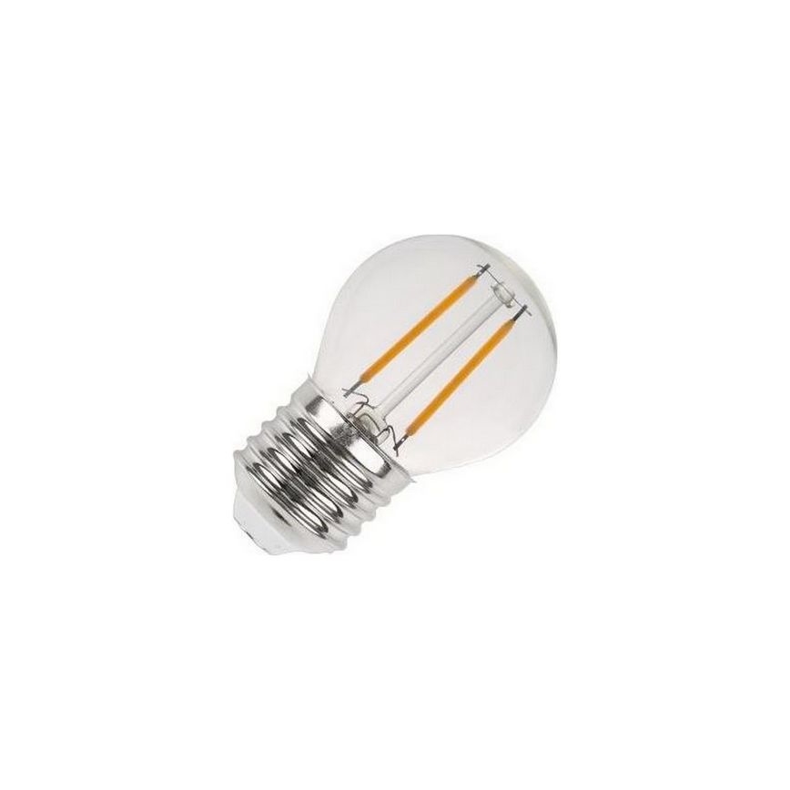 LED Žárovka FILAMENT G45 E27/2W/230V 3000K