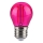 LED Žárovka FILAMENT G45 E27/2W/230V růžová