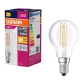 LED Žárovka FILAMENT P40 E14/4W/230V 2700K - Osram