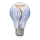 LED Žárovka FILAMENT SHAPE A60 E27/4W/230V 1800K modrá