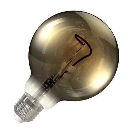 LED Žárovka FILAMENT SHAPE G95 E27/4W/230V 1800K kouřová