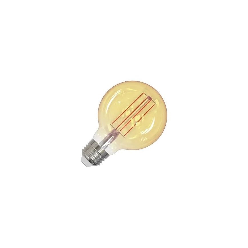 LED Žárovka FILAMENT SLIM VINTAGE G80 E27/4,5W/230V 1800K