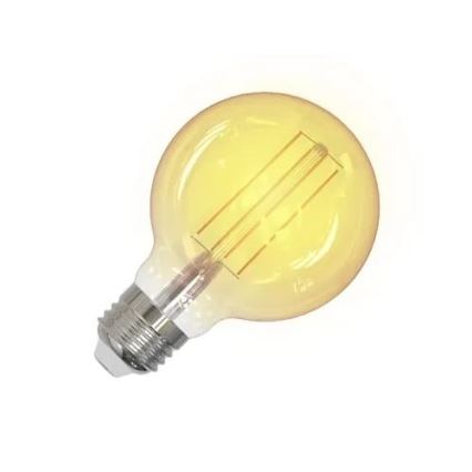 LED Žárovka FILAMENT SLIM VINTAGE G80 E27/4,5W/230V 1800K