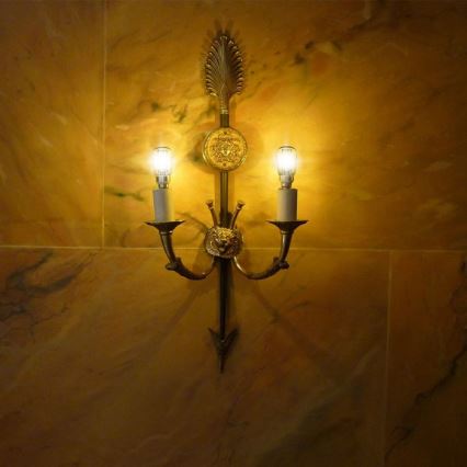 LED Žárovka FILAMENT ST26 E14/2W/230V 3000K