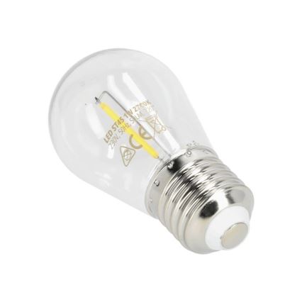 LED Žárovka FILAMENT ST45 E27/1W/230V 2700K