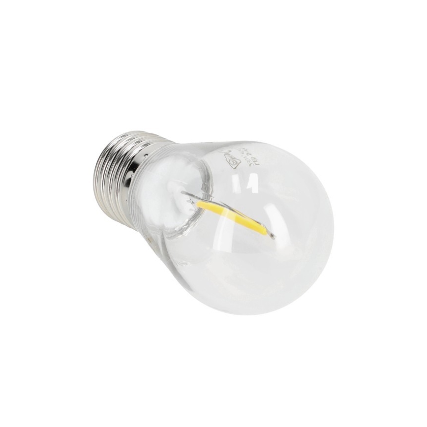 LED Žárovka FILAMENT ST45 E27/1W/230V 2700K