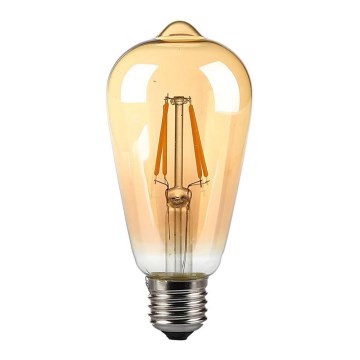 LED Žárovka FILAMENT ST64 E27/4W/230V 2200K