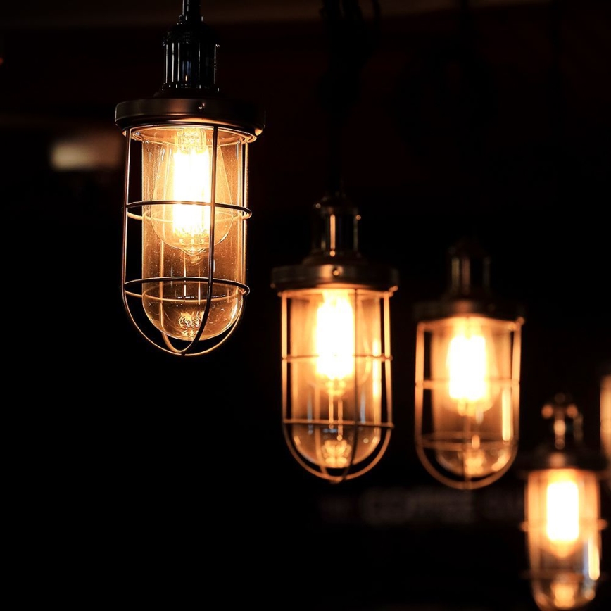 LED Žárovka FILAMENT ST64 E27/4W/230V 3000K