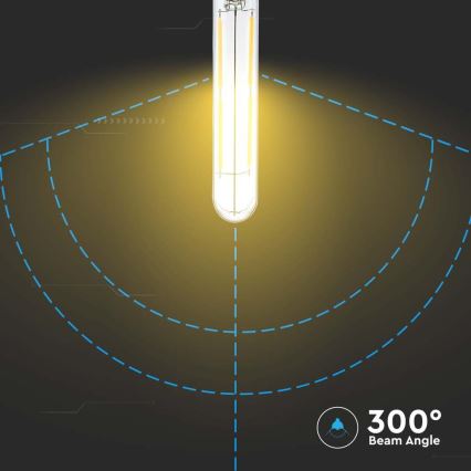 LED Žárovka FILAMENT T20 E14/4W/230V 3000K